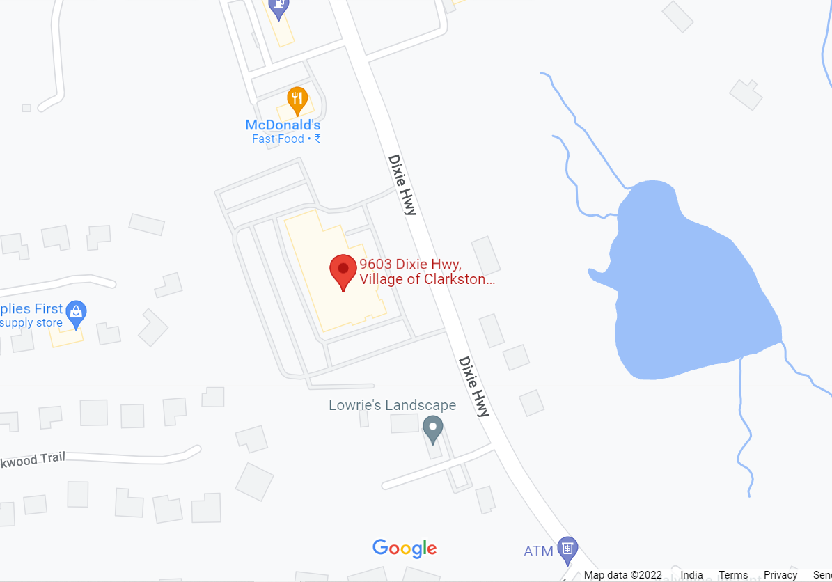 Map showing Noble Oaks Way in the Village of Larkspur.